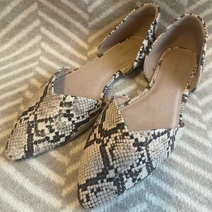 Old Navy Snakeskin Flats